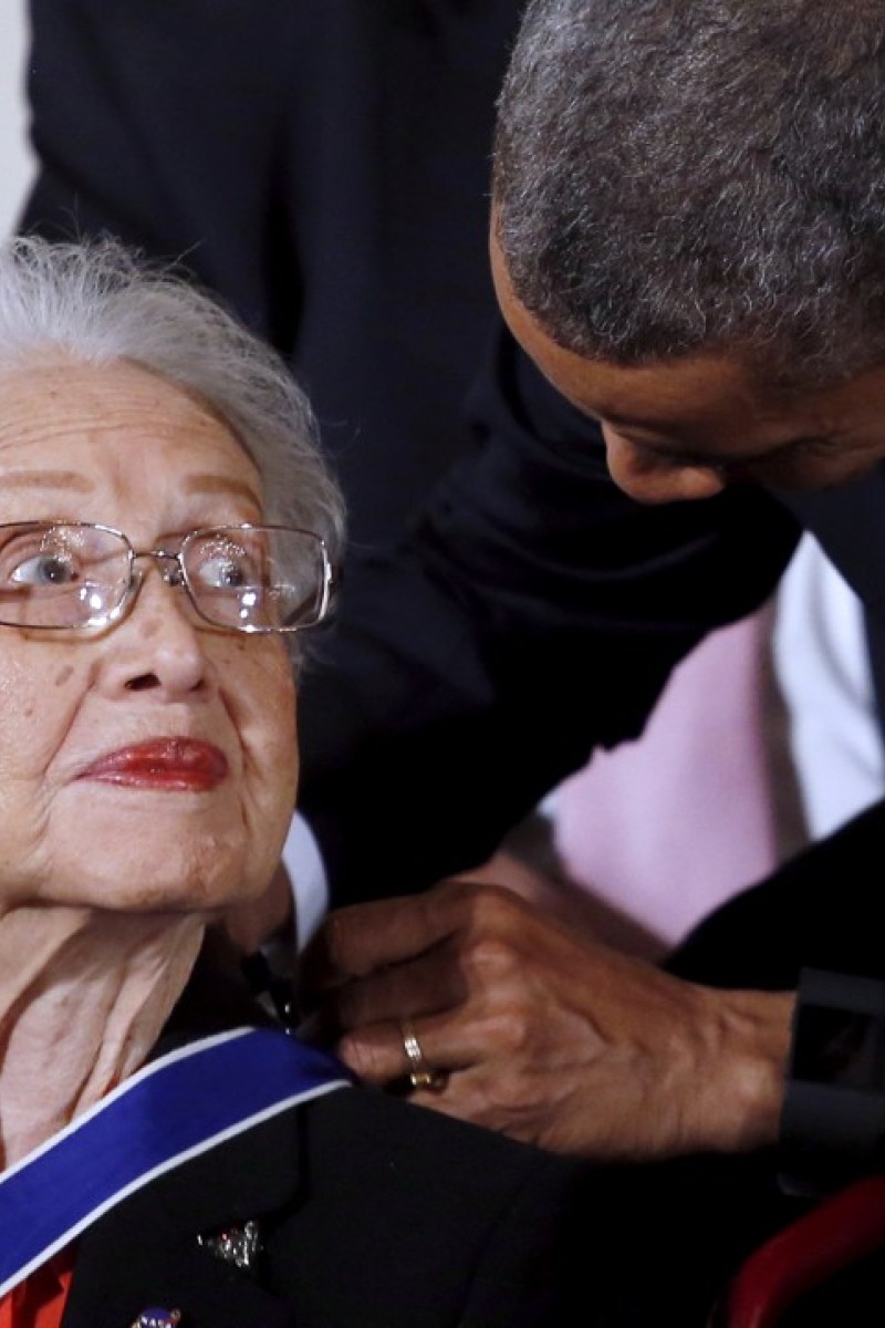 Pioneering Black Nasa Mathematician Katherine Johnson Depicted In The Hit Film Hidden Figures 