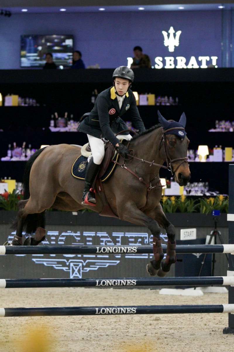 HK showjumper Vincent Capol becomes city s first winner at a