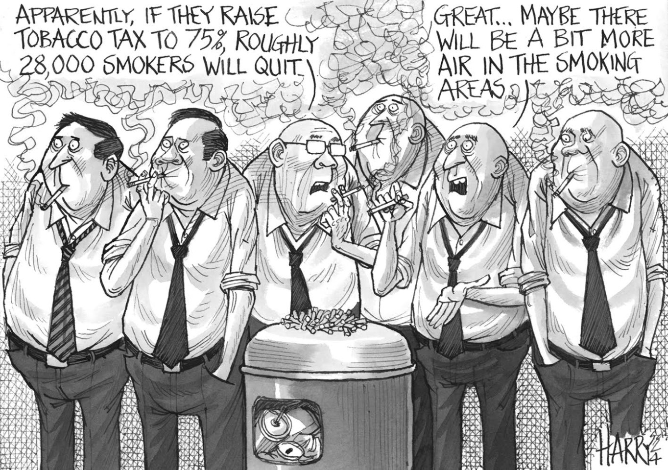 Recap | Award-winning cartoonist Harry Harrison's humorous takes