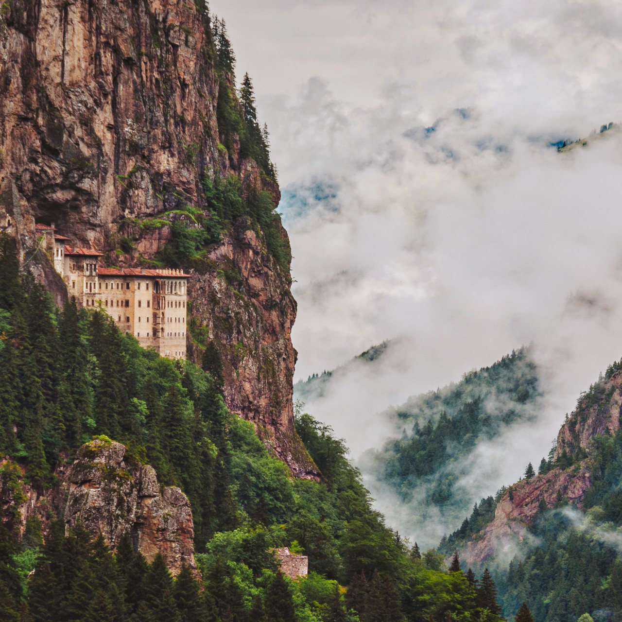 Sumela Monastery, Trabzon province, Turkey. Photo: Getty Images