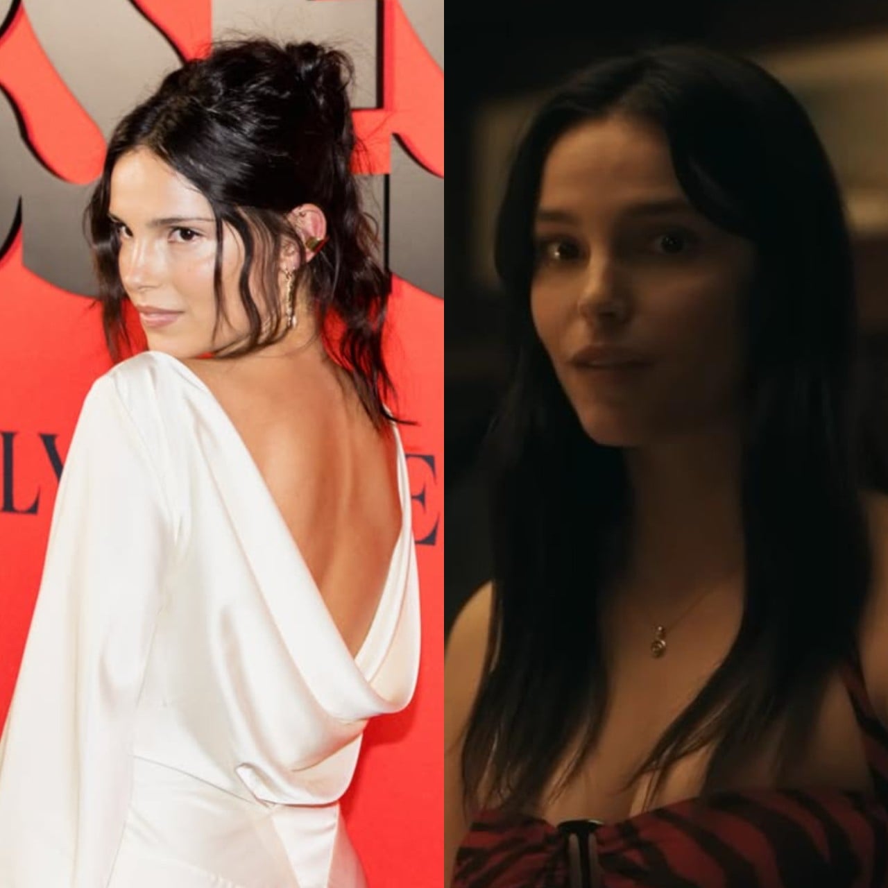 Newcomer Inde Navarrette is making waves for her performance as Nikki in the hit horror film Obsession. Photos: @obsessionthemovie/Instagram; IMDB