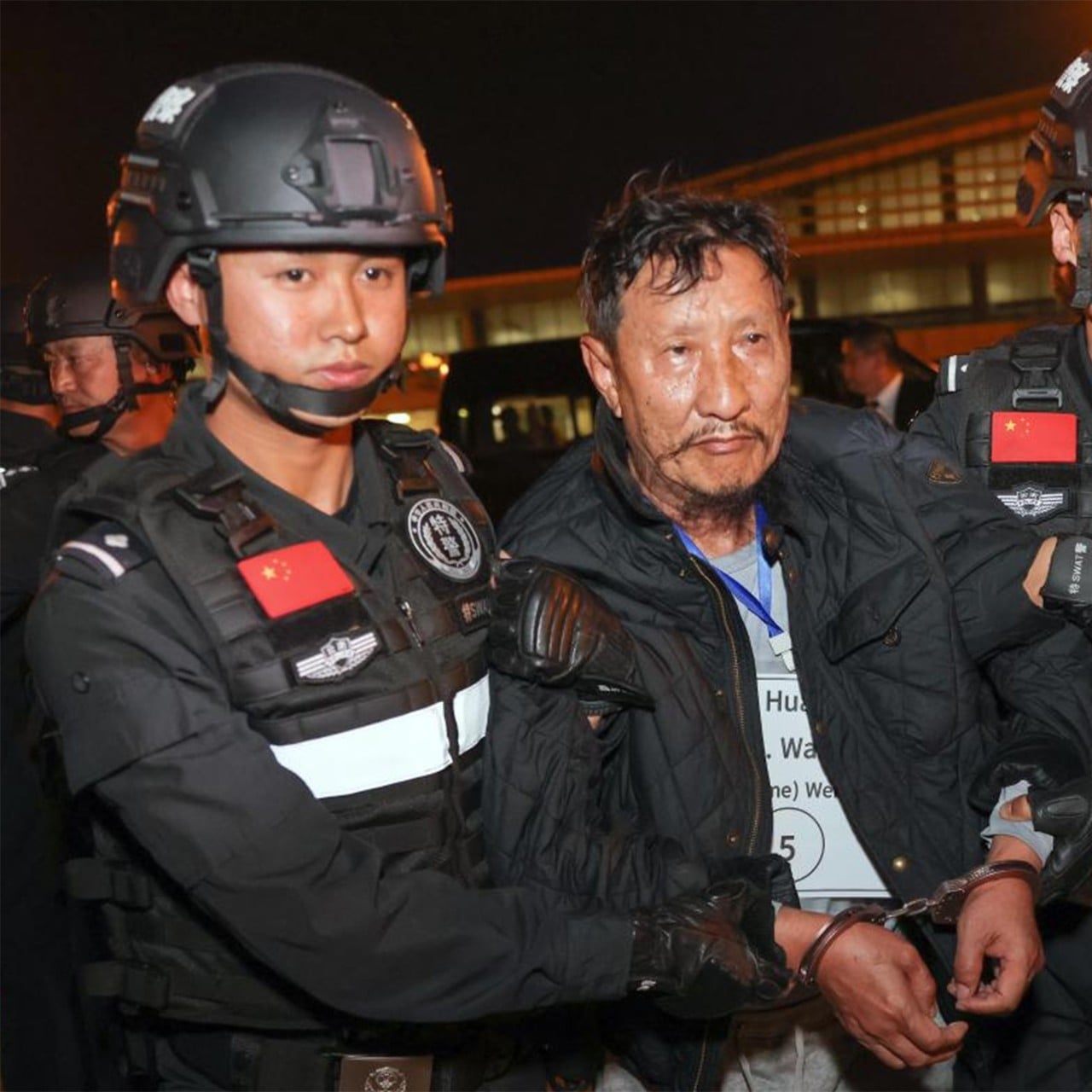 Wei Huairen pictured at the time of his arrest in January 2024. Photo: Xinhua