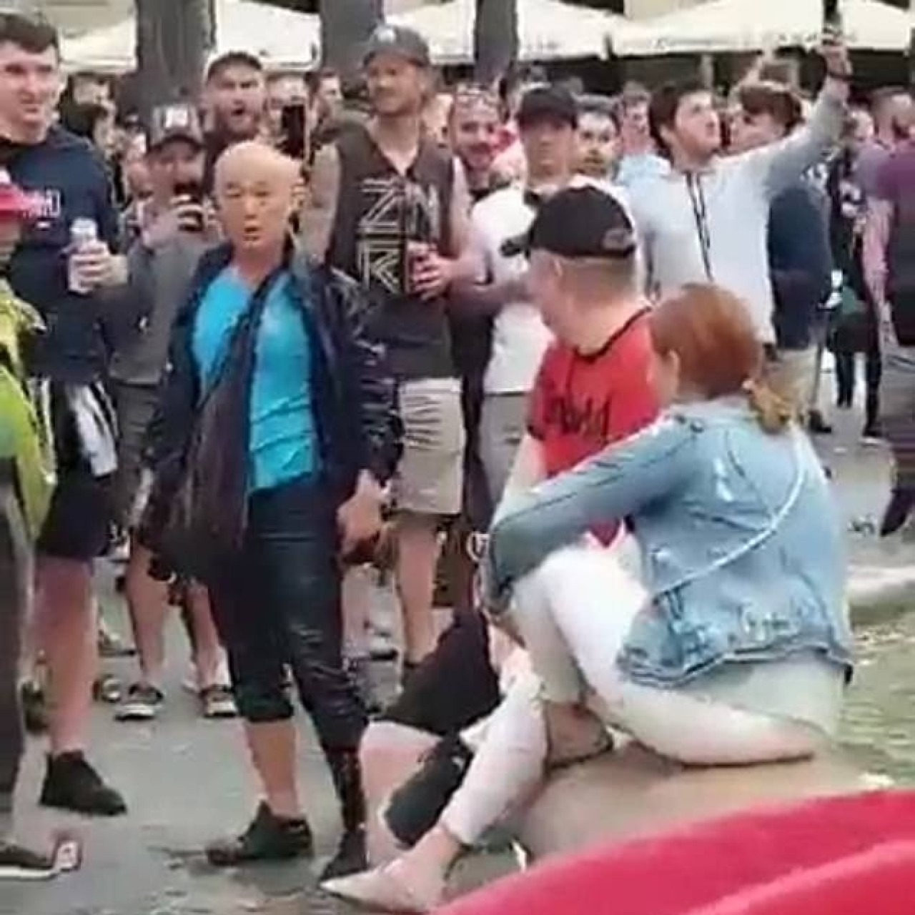 Police Probe Liverpool Fans In Barcelona As Elderly Asian Man Is Pushed Into Fountain And Called Mr Miyagi South China Morning Post