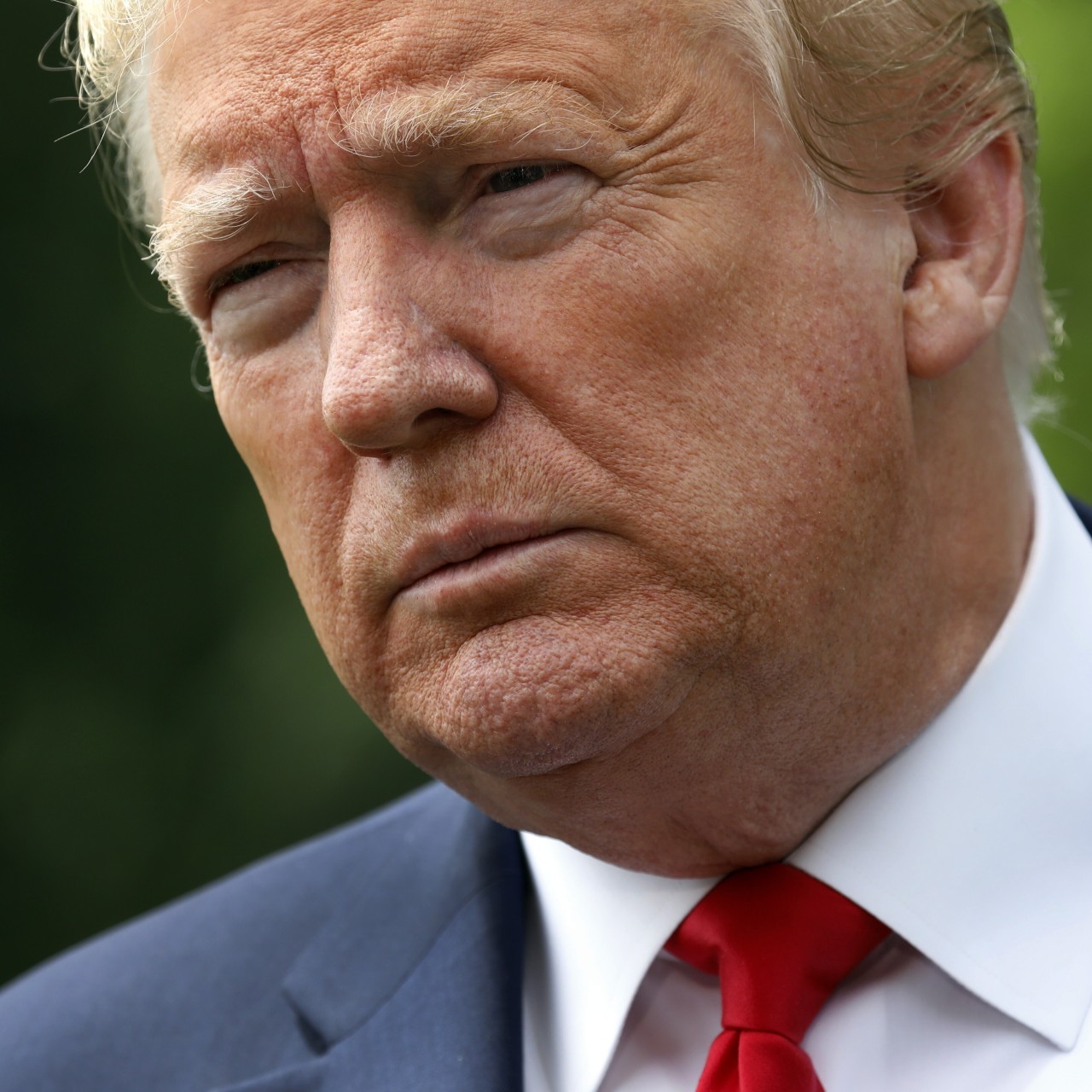 US President Donald Trump said that if the proposal is enacted, “we’ll address that issue very strongly”. Photo: EPA-EFE