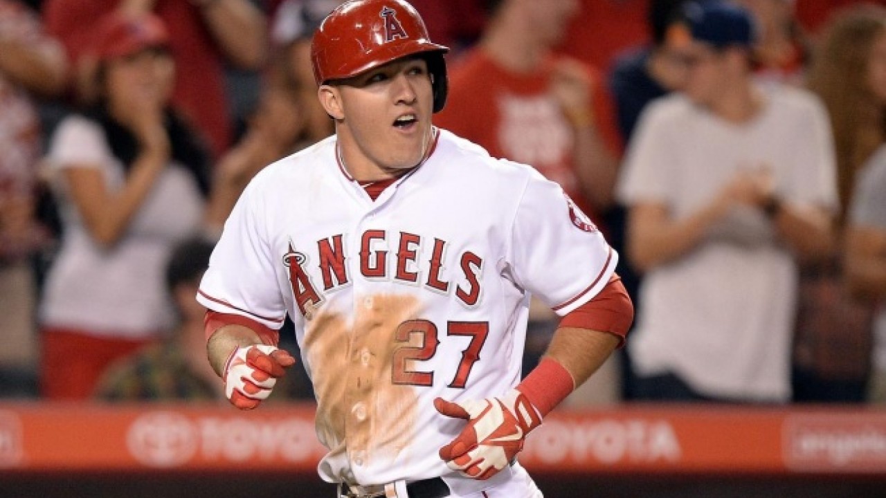 Angels' Mike Trout got off to a historic start as a rookie