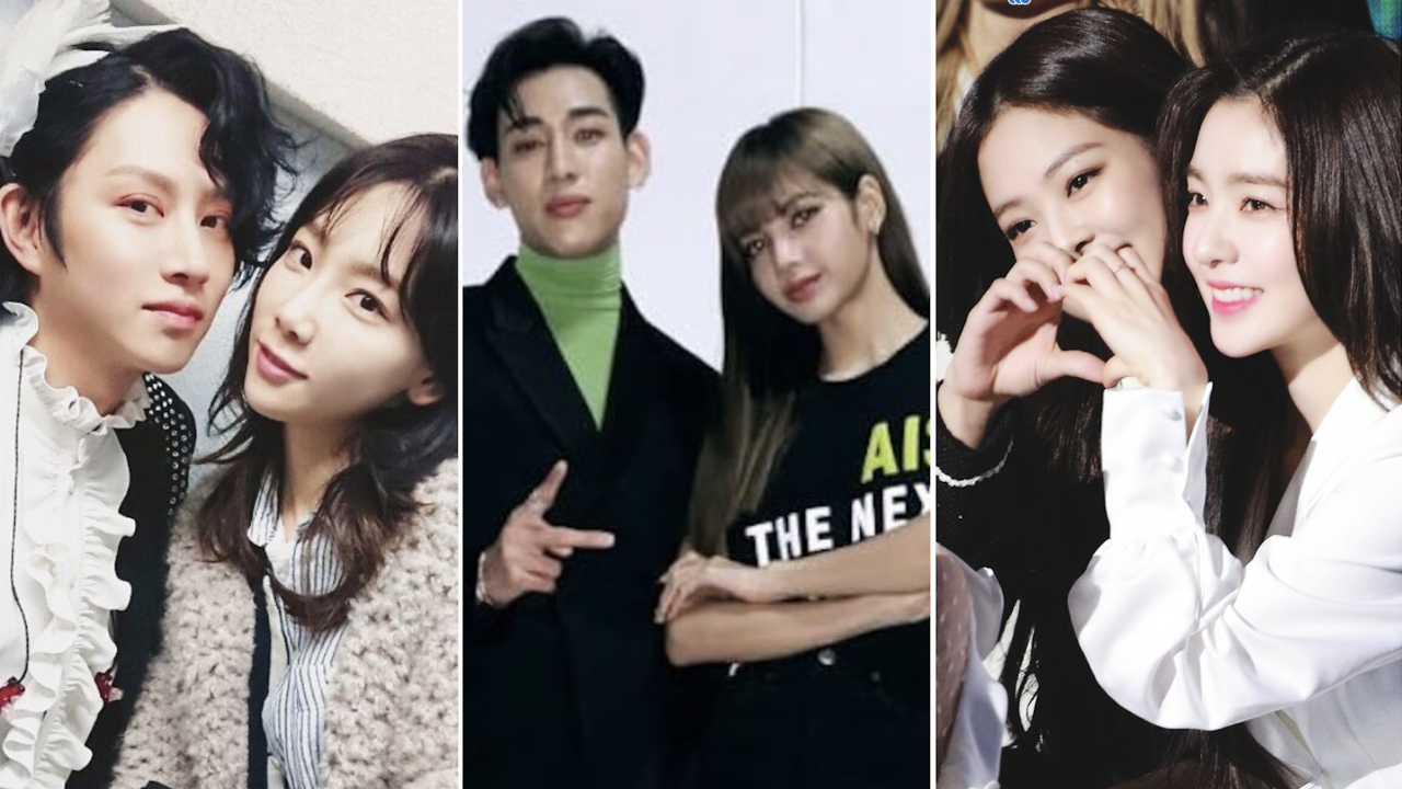 4 K Pop Bffs To Know Bts Jimin Exo S Kai And Shinee S Taemin Are All Part Of The Padding Squad While Blackpink S Jennie Is Friends With Red Velvet S Irene And Lisa Is Tight