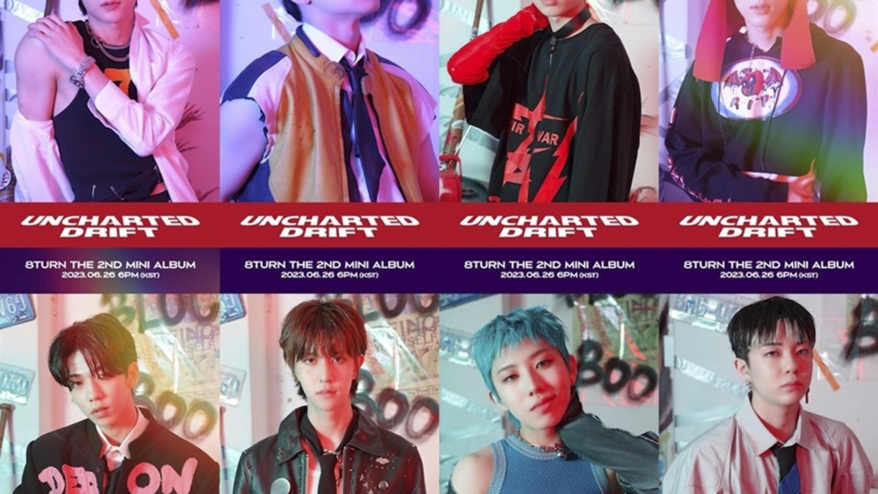 K-pop boy band 8Turn on their new album Uncharted Drift and what