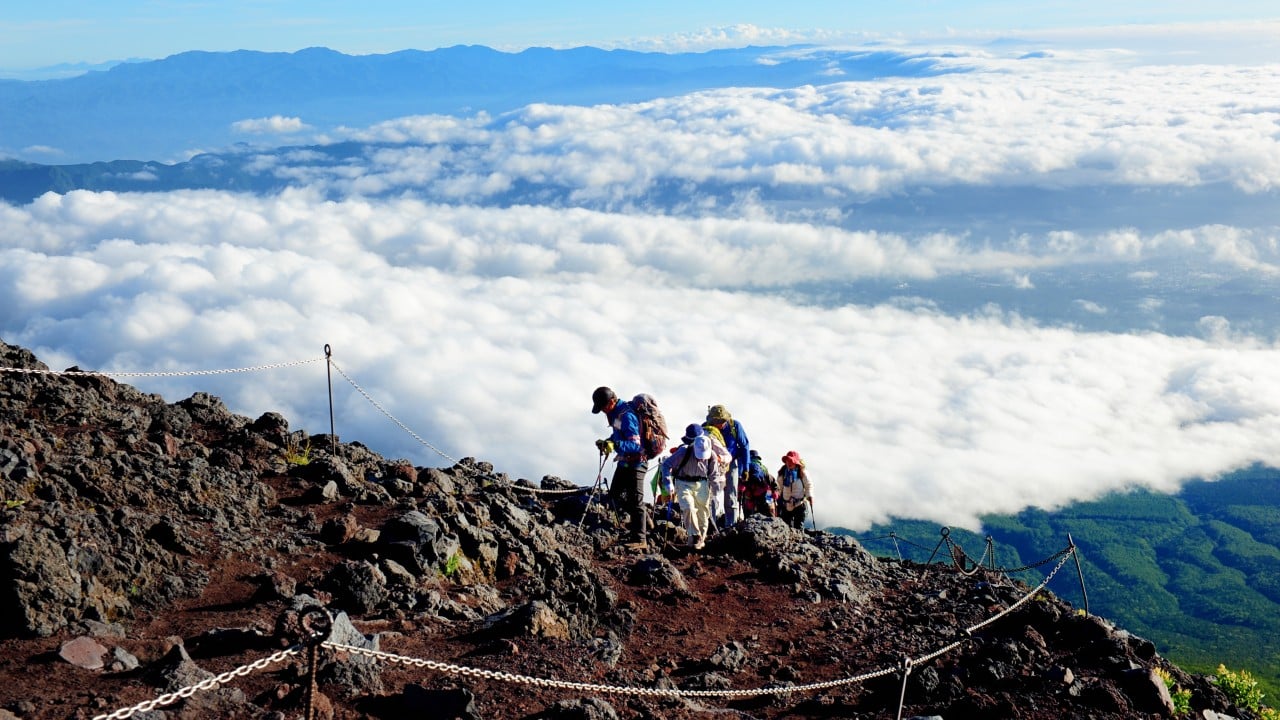 Centenarian becomes oldest person to climb Mount Fuji