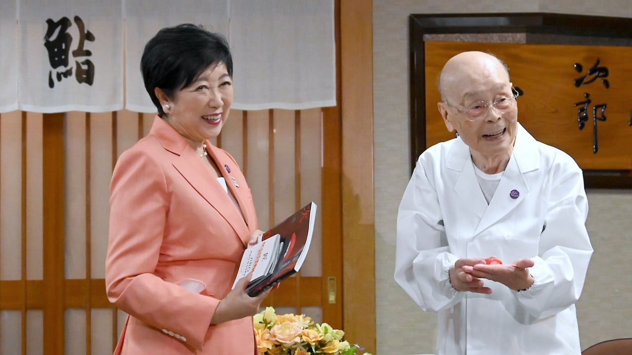 Japan’s legendary sushi master turns 100