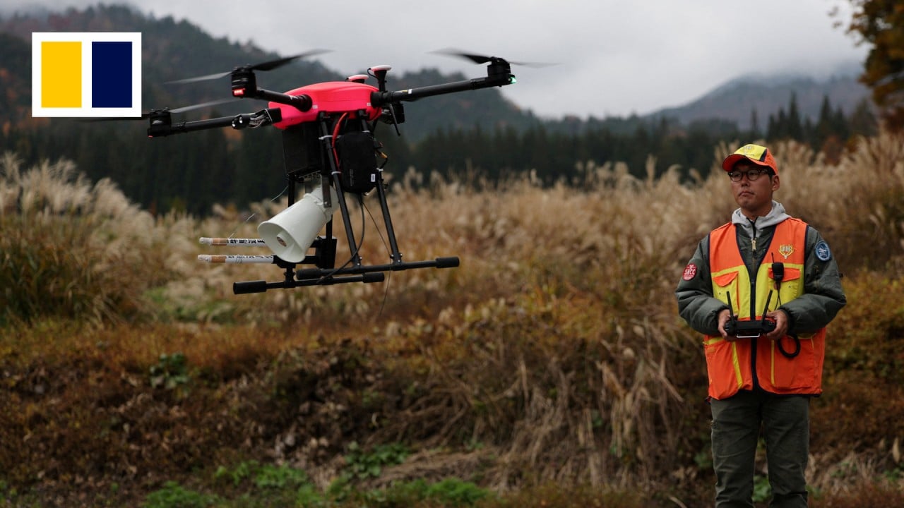 Japan deploys barking drones to keep bears at bay