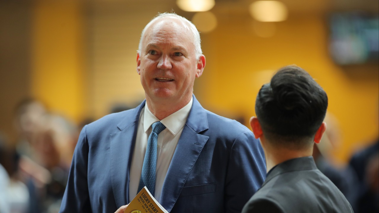 David Hall at Happy Valley this month. Photos: Kenneth Chan