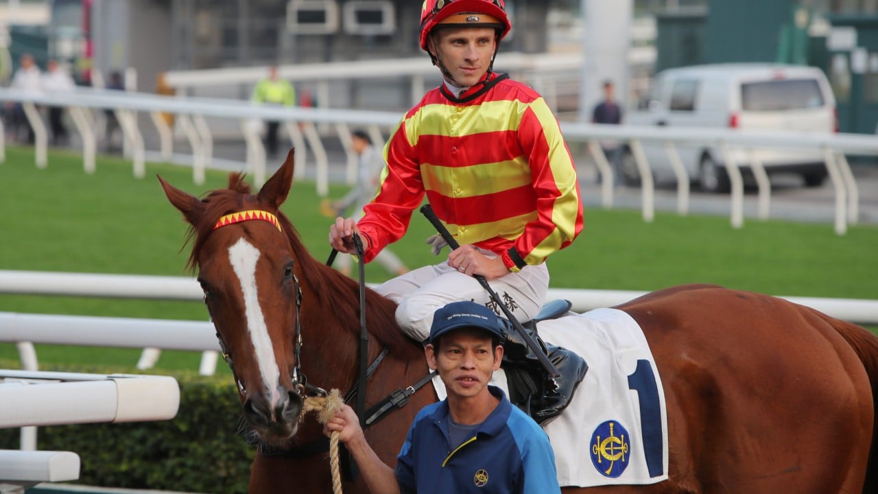 Lyle Hewitson and New Forest return to the winners’ enclosure.