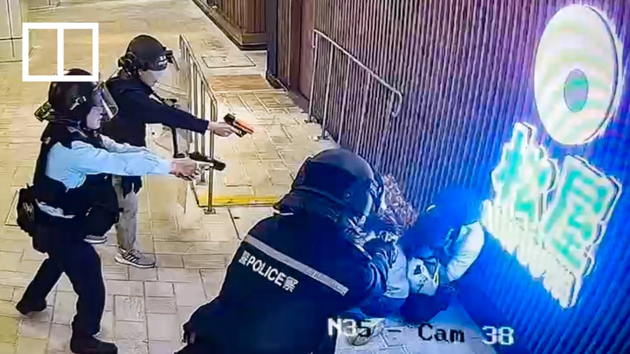 Knife-wielding man fatally shot by Hong Kong police