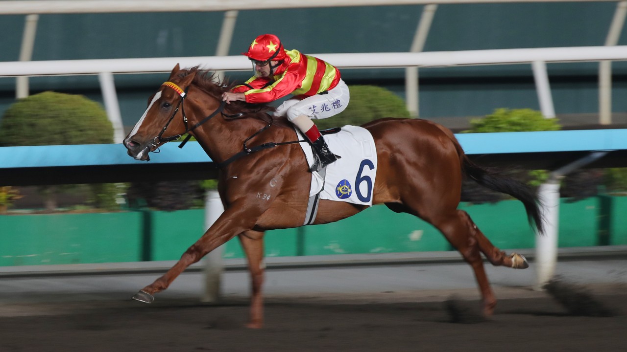 New Forest and Andrea Atzeni win at Sha Tin. Photos: Kenneth Chan