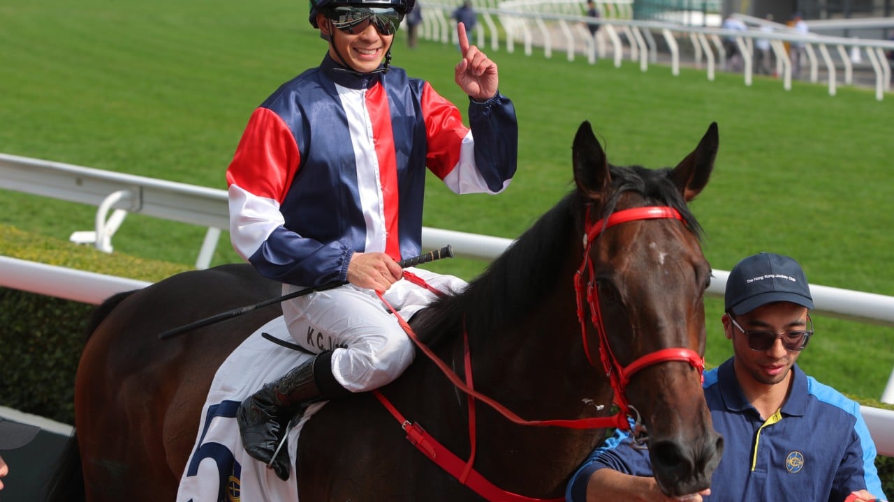 Derek Leung is all smiles after booting home Numbers.