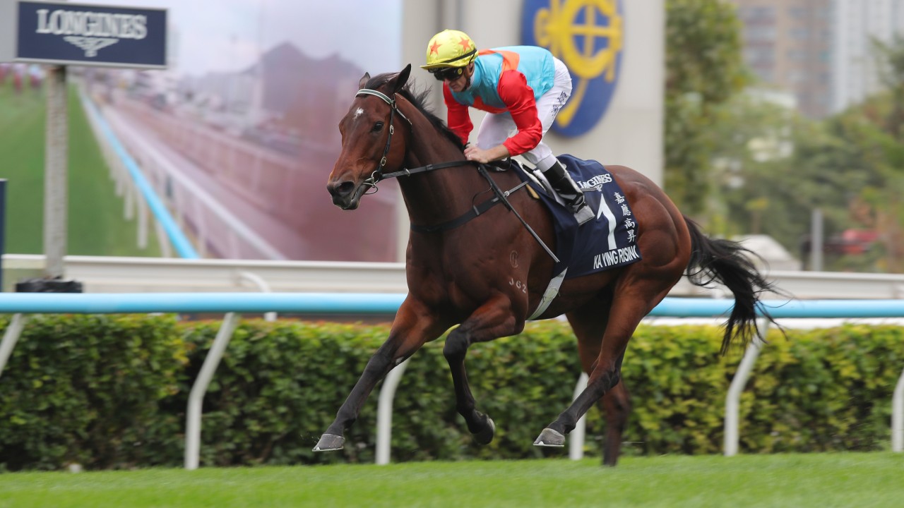 Zac Purton and Ka Ying Rising win the Group One Hong Kong Sprint (1,200m). Photos: Kenneth Chan