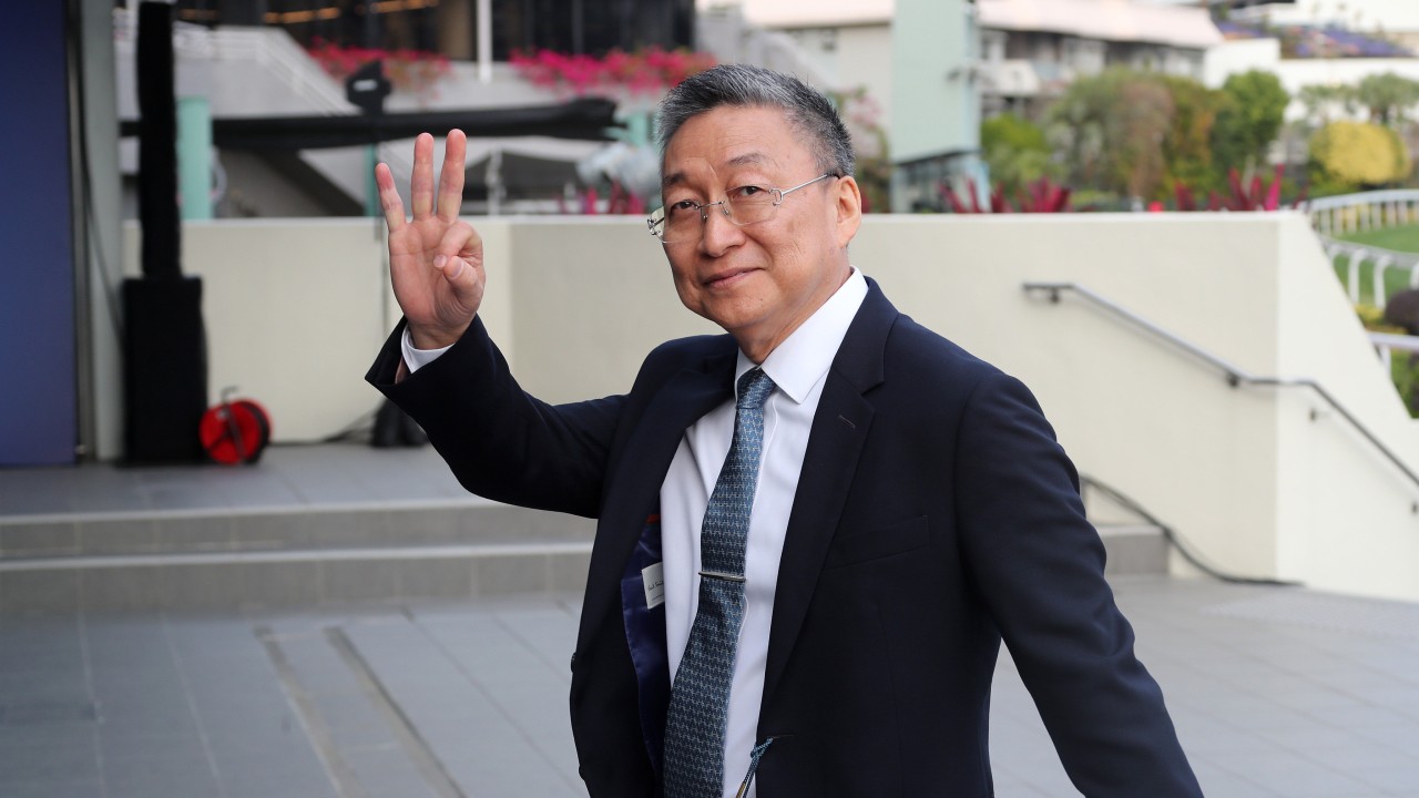 Francis Lui celebrates a treble at Sha Tin last month. Photos: Kenneth Chan