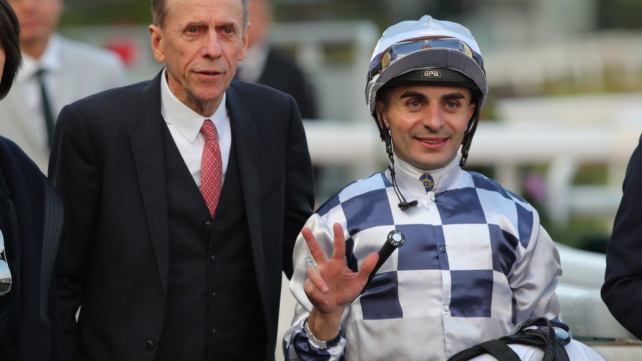 Andrea Atzeni enjoyed a treble at Sha Tin earlier this month.