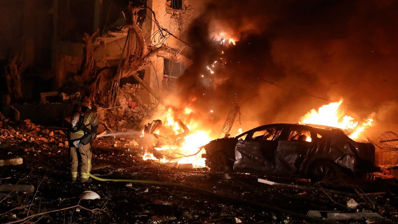 Air strikes spread across the Middle East