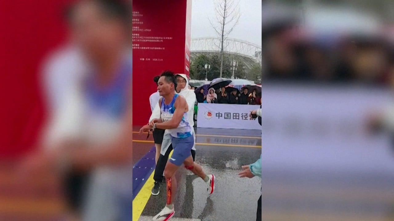 Chinese marathon official banned for blocking winner near finish line