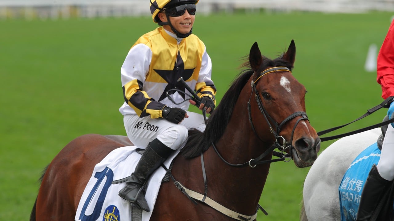 Matthew Poon and Flying Boom return after winning at Sha Tin. 