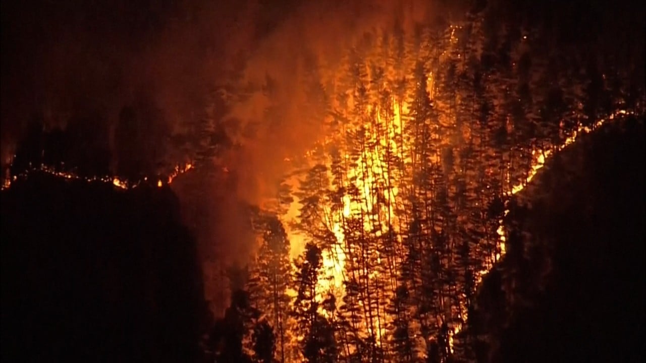 Northern Japan battles large wildfires