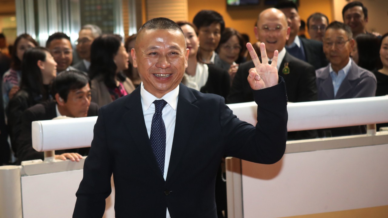 Danny Shum after a Happy Valley winner. Photos: Kenneth Chan