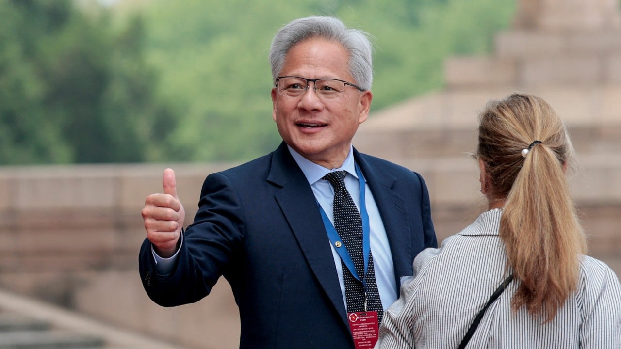 ‘I love China’ says chip titan Jensen Huang