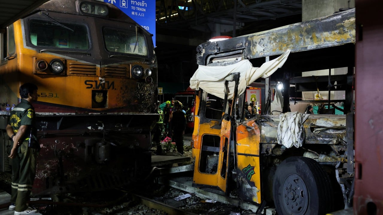 Train driver charged in deadly Bangkok crash