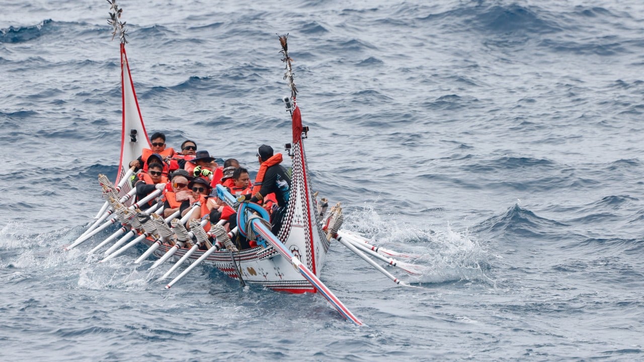 A 185km (115-mile) journey in a wooden canoe