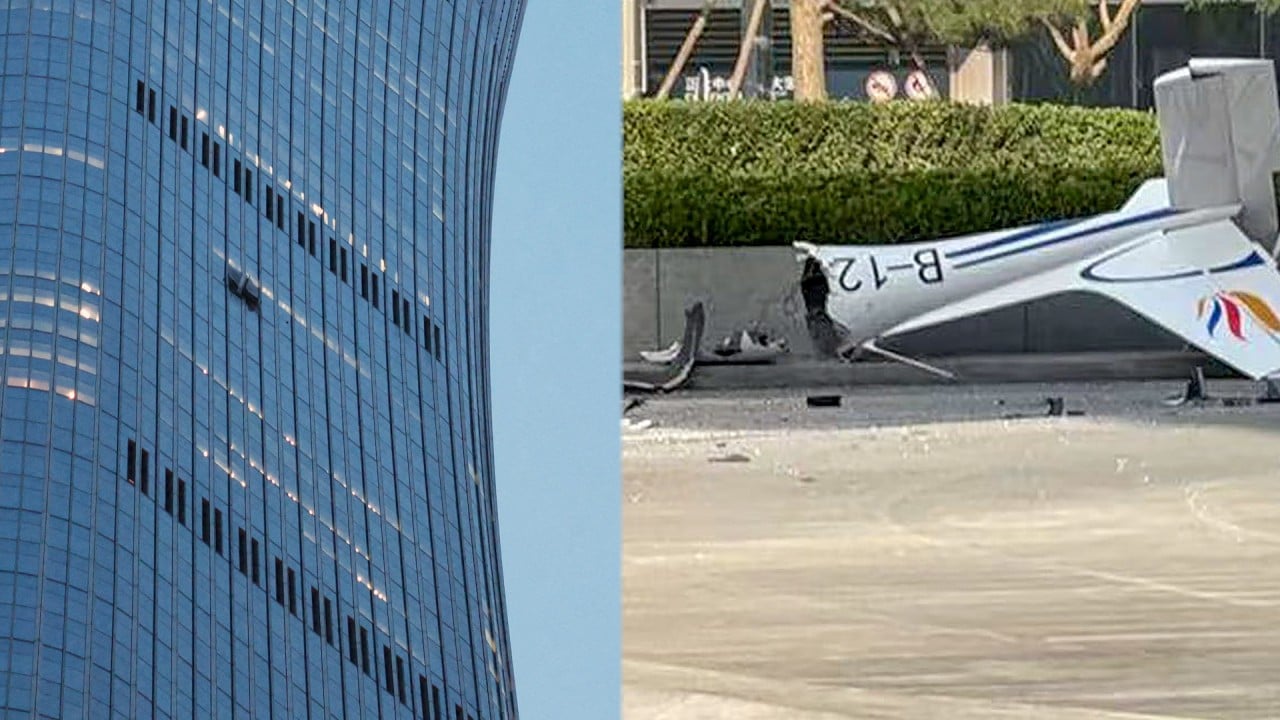 Small plane hits Beijing’s tallest skyscraper
