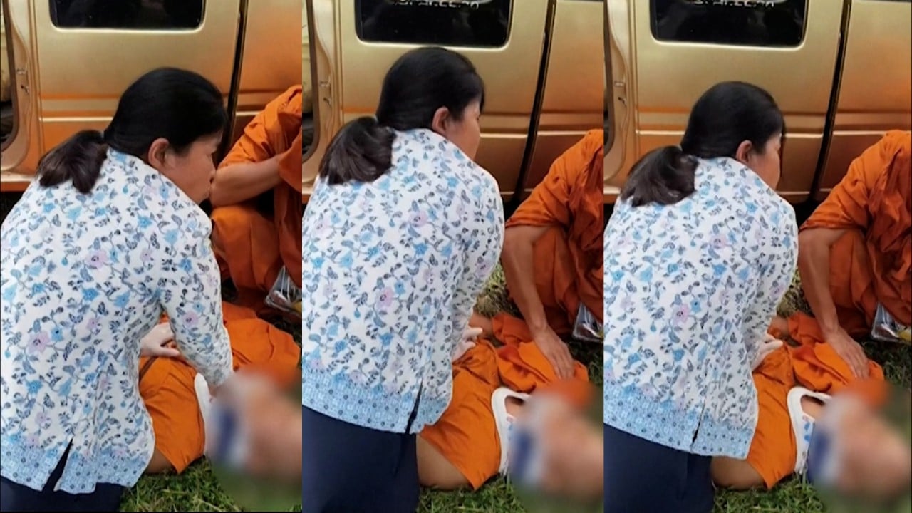 Thai female nurse breaks taboo to save monks