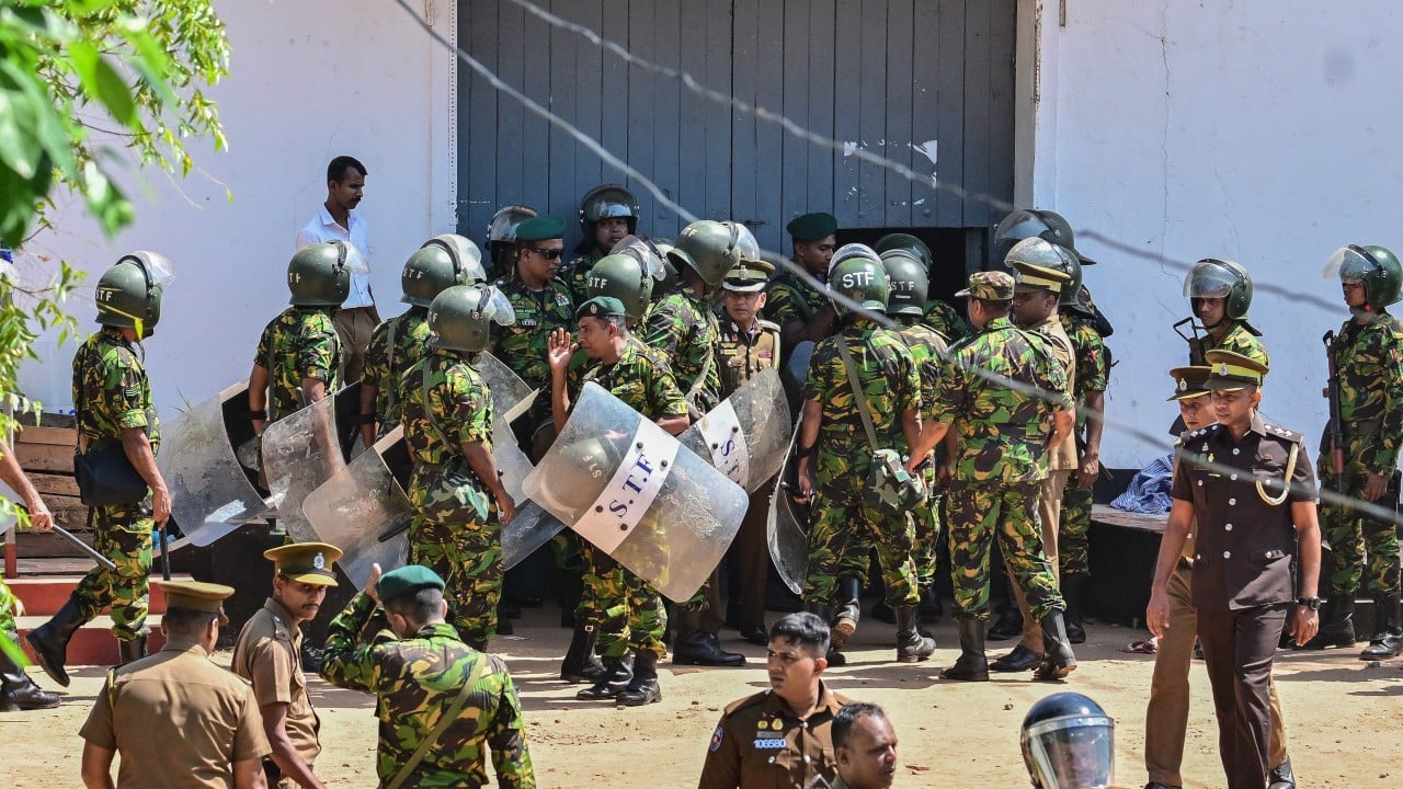 Sri Lankan prison riot kills dozens, over 100 wounded