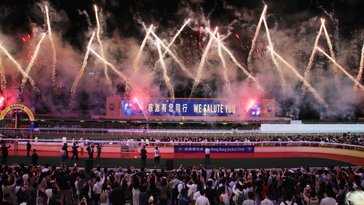 The 2025-26 racing season came to a close with a spectacular fireworks show at Happy Valley. Photos: Kenneth Chan