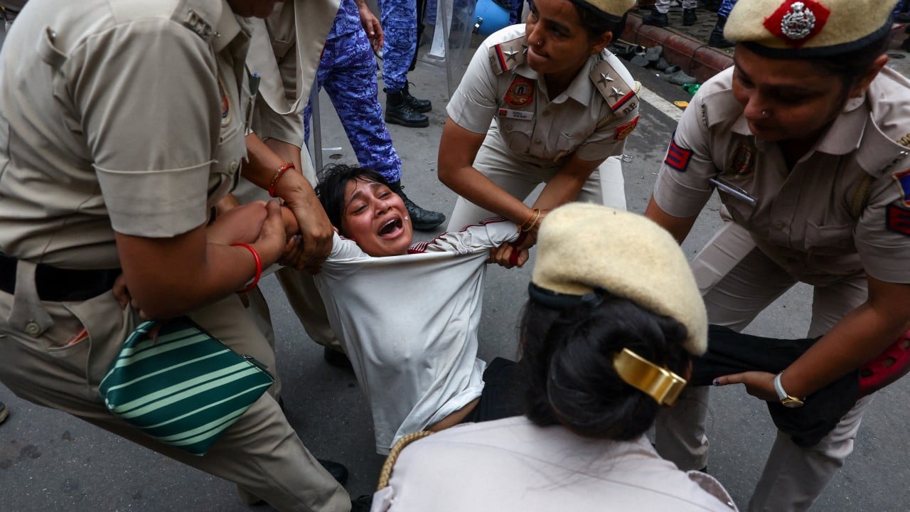 Indian police clash with Gen Z Cockroach Janta Party protesters