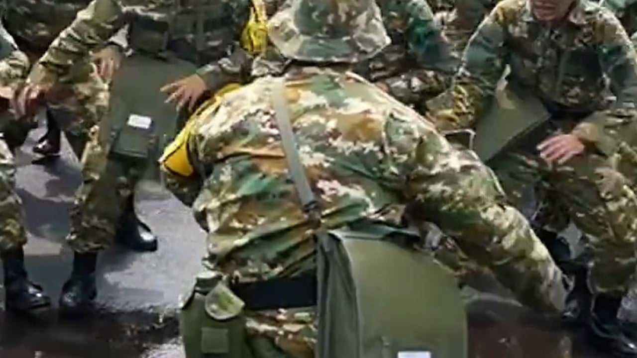 Military-style boot camps for Indonesia’s minimarket workers