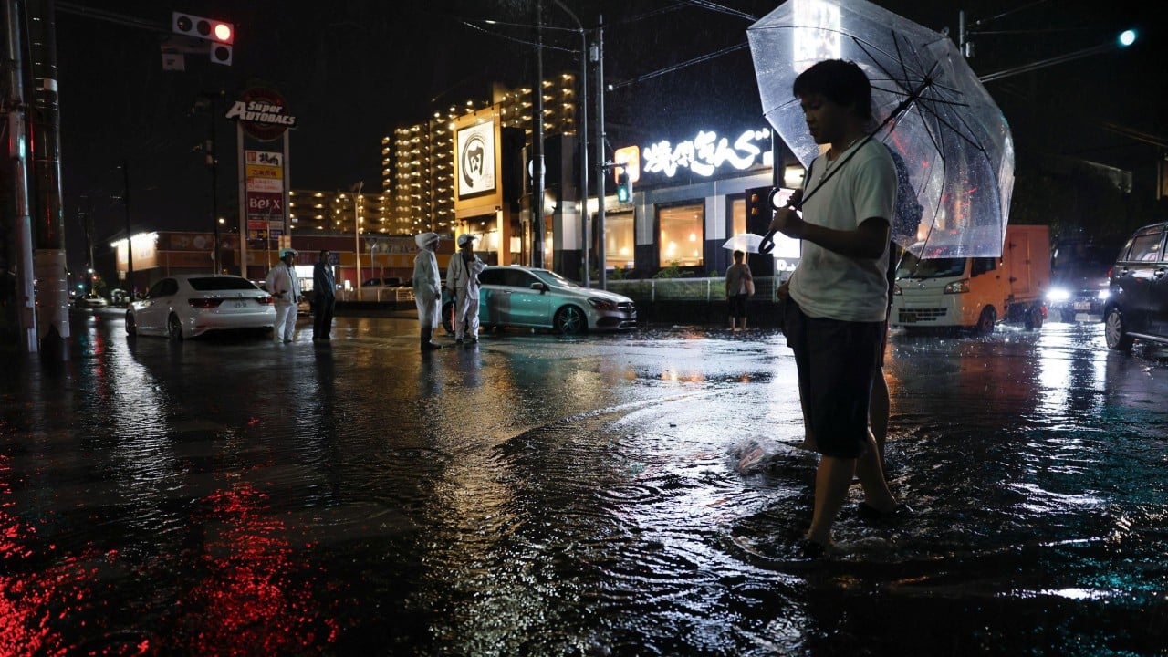 Record rain in Japan causes deadly flooding