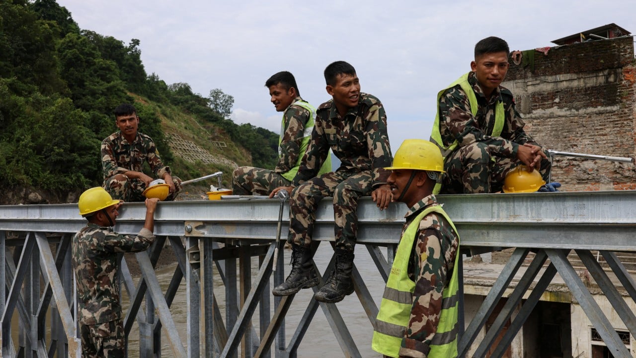 Rebuilt bridge in flood-ravaged Nepal restores hope