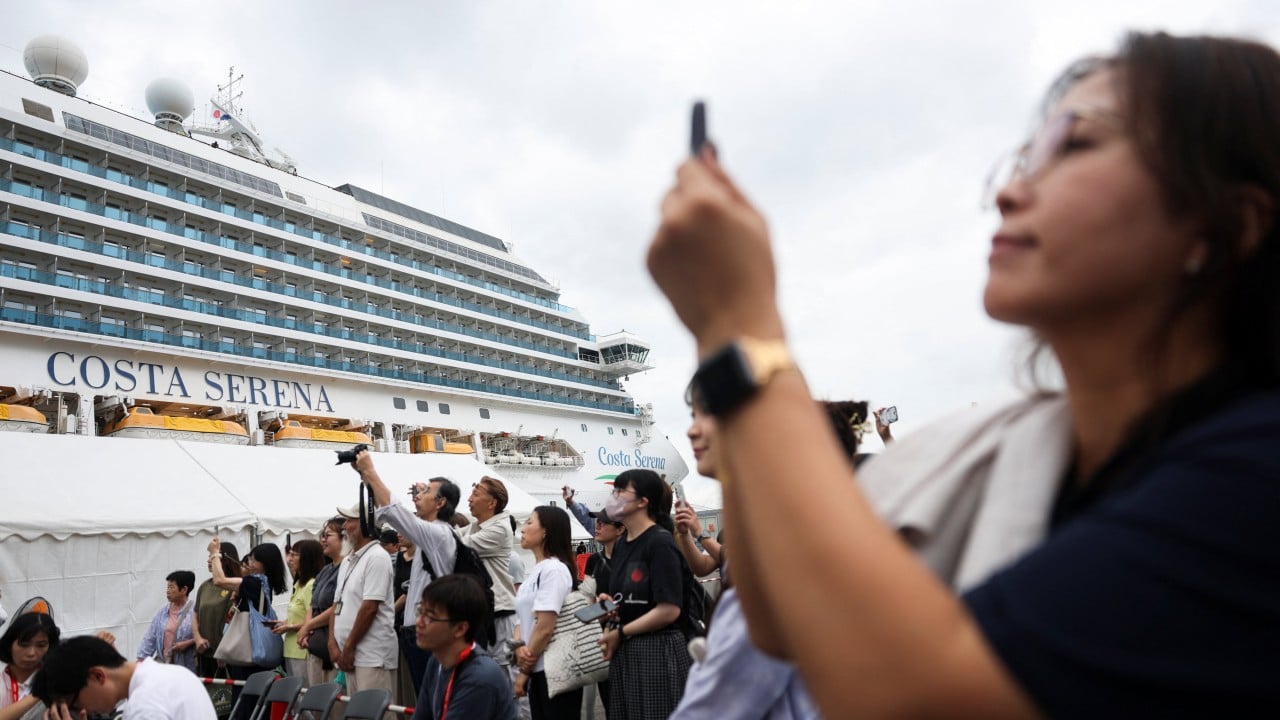 Cruise ship arrives in Japan to house Asian Games athletes