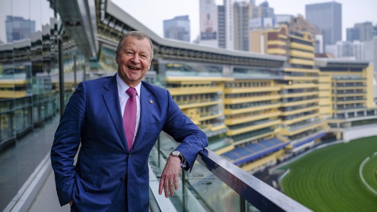 Winfried Engelbrecht-Bresges, Chief Executive Officer of The Hong Kong Jockey Club, photographed in Happy Valley. 14MAR19 SCMP / Tory Ho
