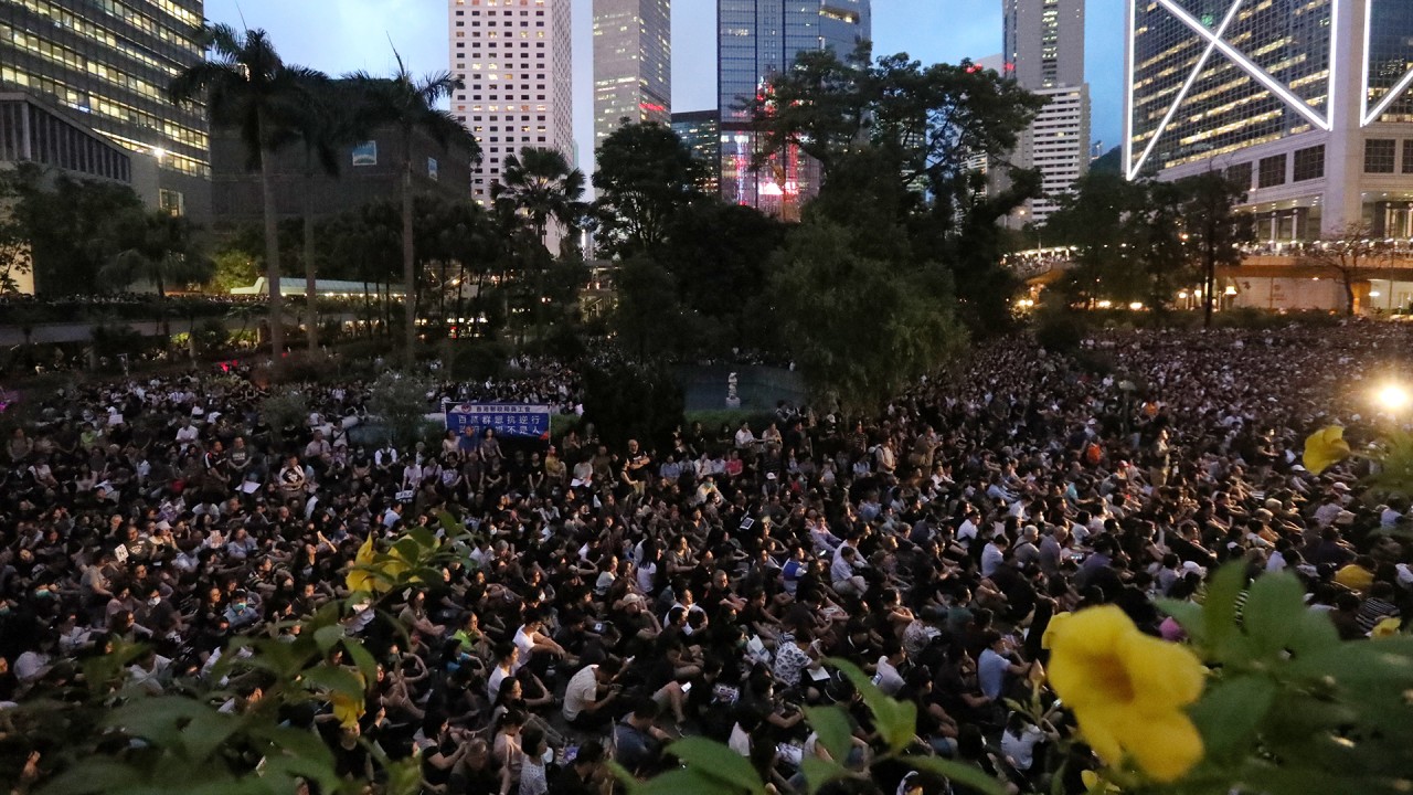 Hong Kong’s civil servants, medical personnel rally against government handling of extradition bill crisis