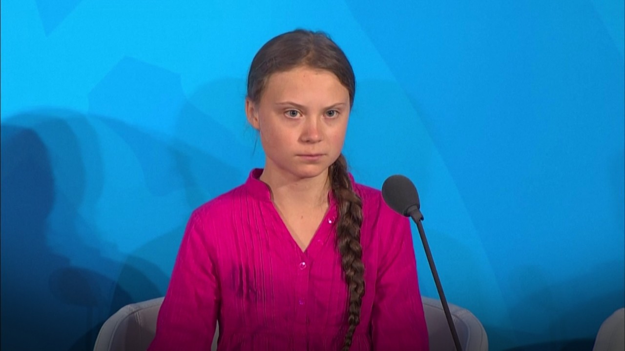 Teen climate activist Greta Thunberg makes emotional speech at UN Climate Action Summit 