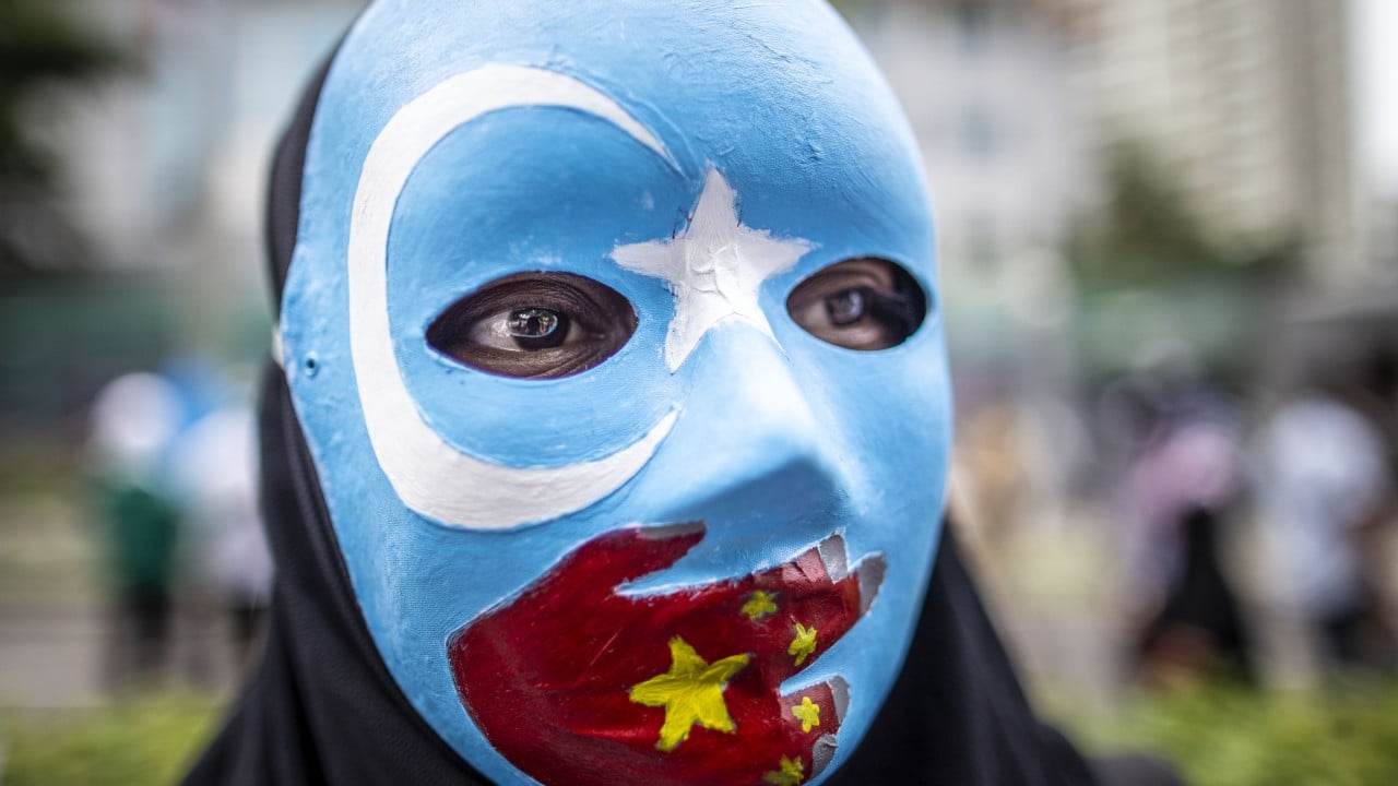 Indonesian and Malaysian Muslims protest in support of Uygurs in China