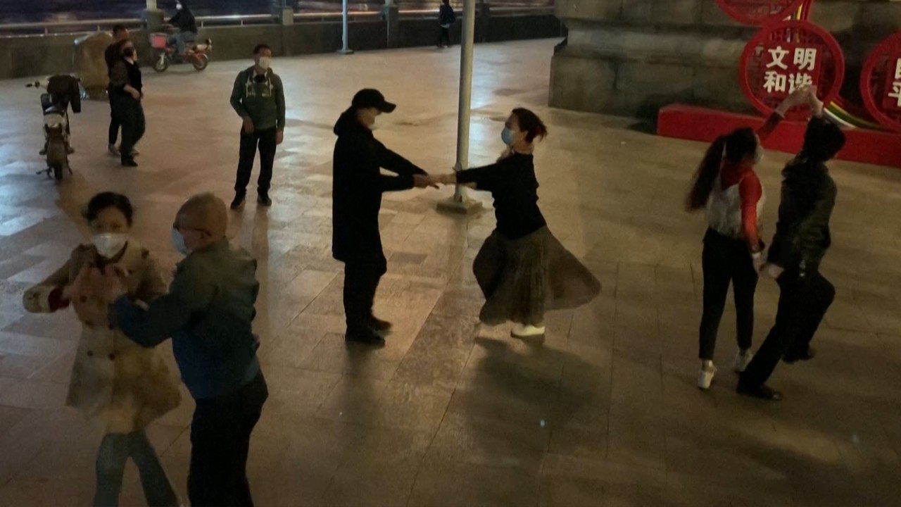 Wuhan’s dancing aunties and uncles back on the streets after Chinese city lifts Covid-19 lockdown