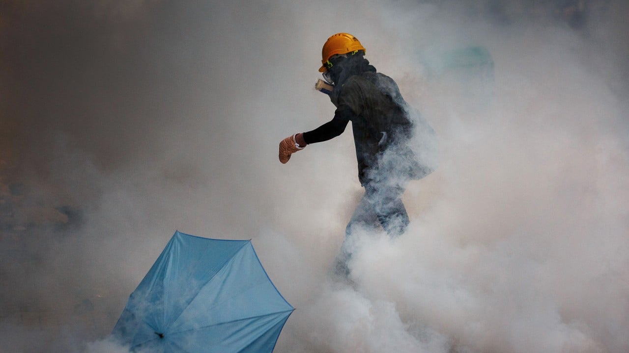 A year of anti-government protests in Hong Kong