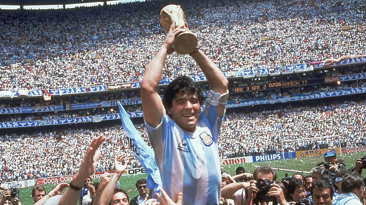 Diego Maradona shows combative side in Pope Francis' 'United for Peace' game