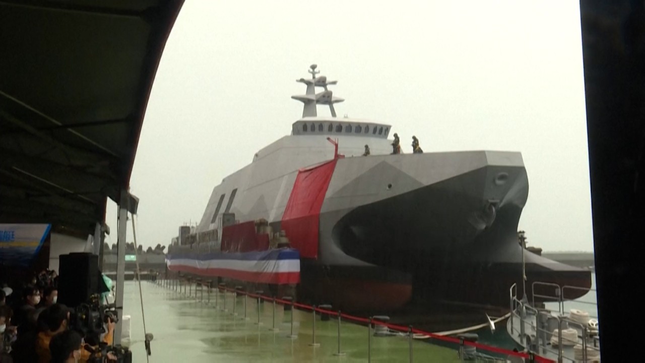 Taiwan launches domestically produced ‘carrier killer’ corvette to defend against mainland China