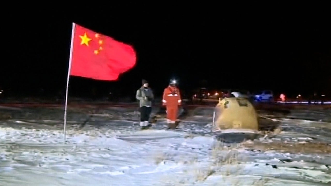China’s Chang’e 5 lunar mission returns to Earth with moon samples