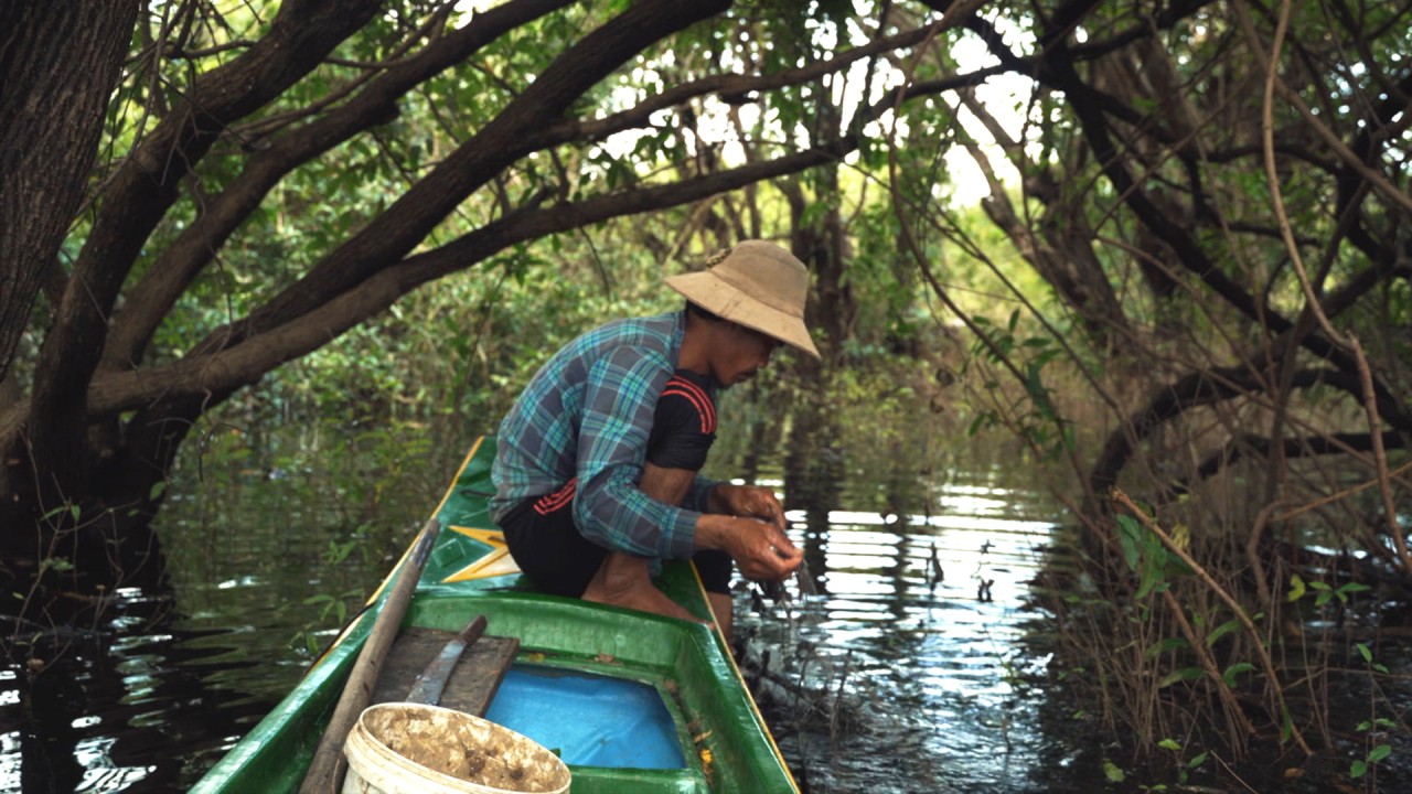 Cambodian fishermen see livelihoods threatened by climate change and dam activity