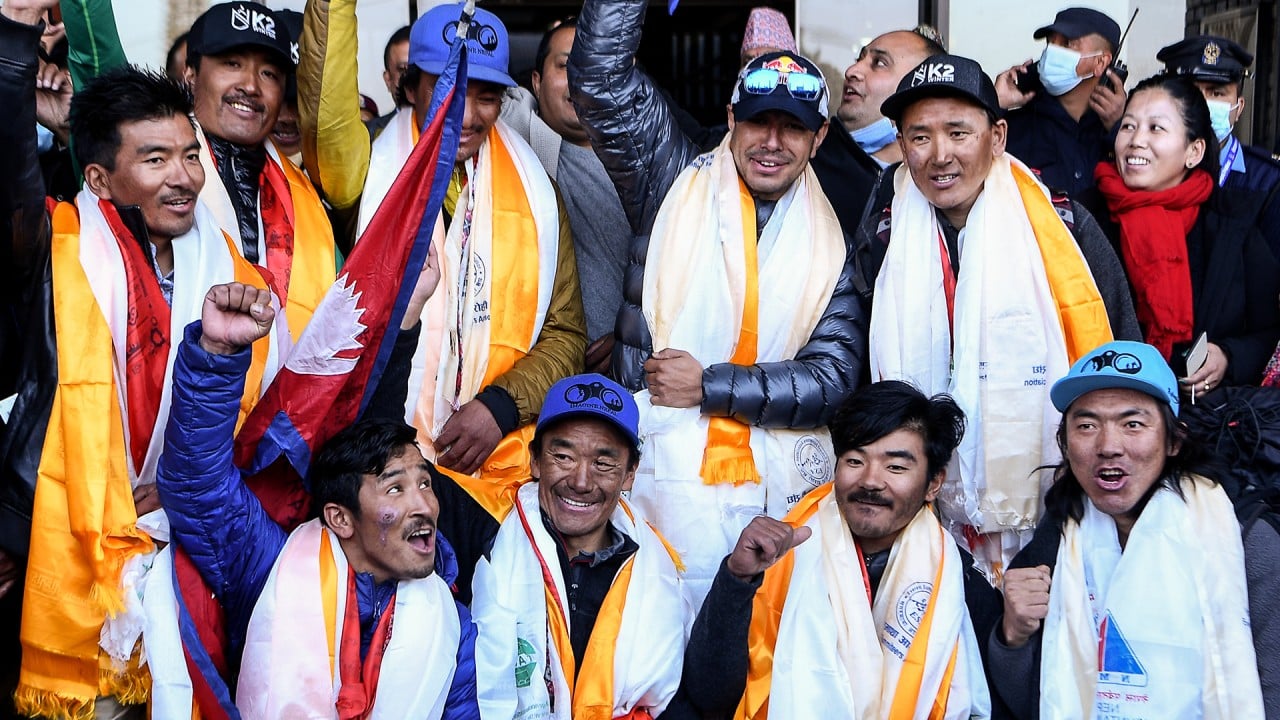 Nepalis return home from historic K2 climb 